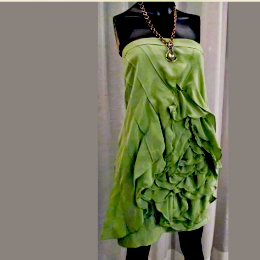 New with tags Robert Rodriguez size 4 gorgeous silk strapless dress. Size 4